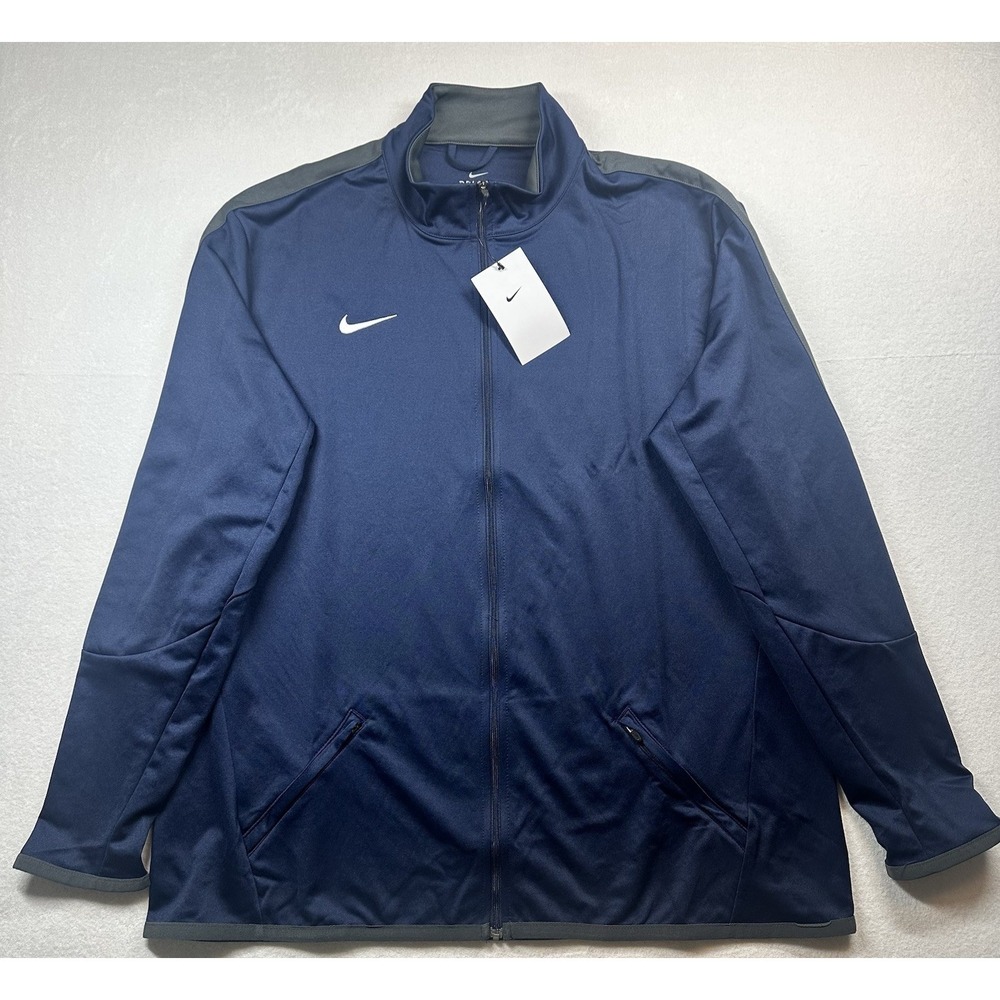 Nike Men's Epic Training Full Zip Jacket Navy Blue XXL NWT‎ APS072-419
